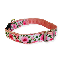 Load image into Gallery viewer, Pink Rose Dog Collar