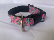 Load image into Gallery viewer, Hot Pink Cactus - Dog Collar - 25mm