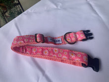 Load image into Gallery viewer, Pink Daisy - Dog Collar