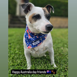 Australian Printed Clip On Bandanas