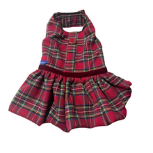 Load image into Gallery viewer, Red Tartan Pleated Dress
