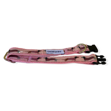 Load image into Gallery viewer, Dachshund Dog Collar (Pink &amp; Blue)
