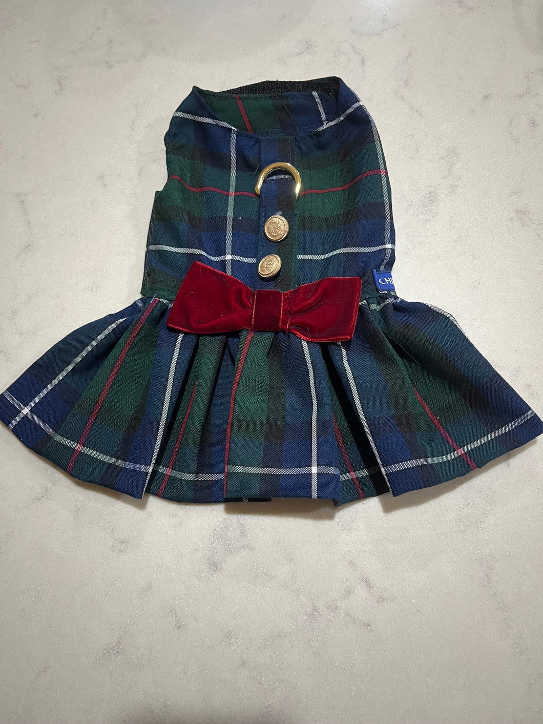 Blue Tartan Dress