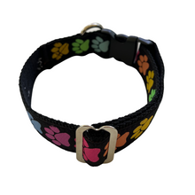 Load image into Gallery viewer, Rainbow Hearts Dog Collar
