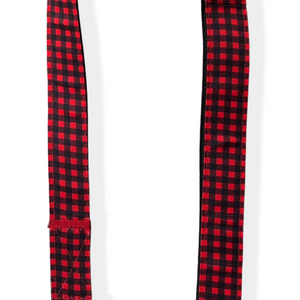 Red & Black Check Lead