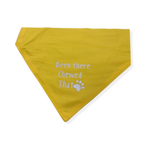 Load image into Gallery viewer, Been There Chewed That On Collar Bandana
