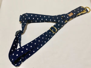 Navy & White Stars Step-in Harness
