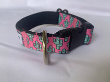 Load image into Gallery viewer, Hot Pink Cactus - Dog Collar - 25mm
