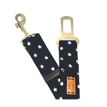 Load image into Gallery viewer, White Stars On Navy Seatbelt
